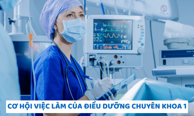 Cơ hội việc làm của điều dưỡng 1 chuyên khoa sau tốt nghiệp 