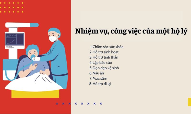 Nhiệm vụ công việc của một hộ lý