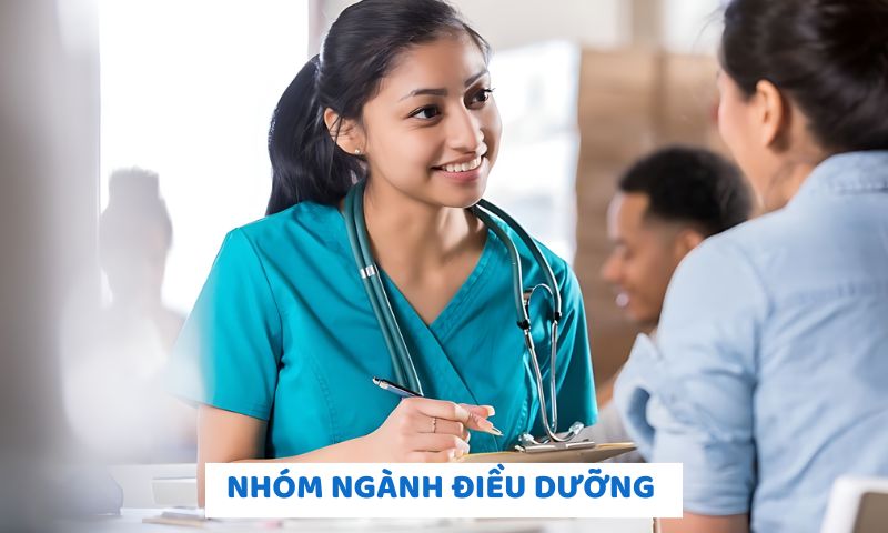 Nhóm ngành điều dưỡng thuộc câu trả lời ngành Y Dược gồm những gì? 