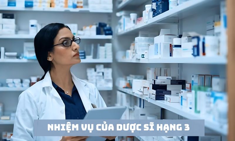 Nhiệm vụ cụ thể của chức danh dược sĩ (hạng III)