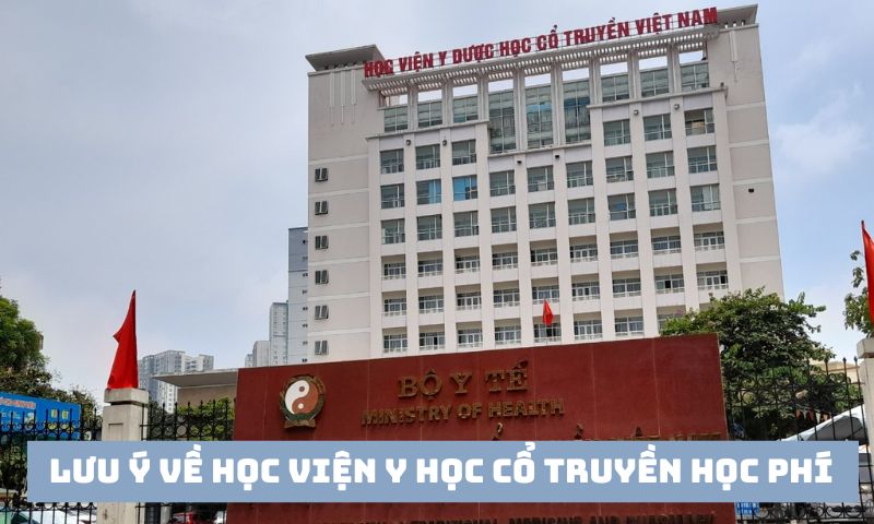 Một số lưu ý về học phí của Học viện Y học cổ truyền