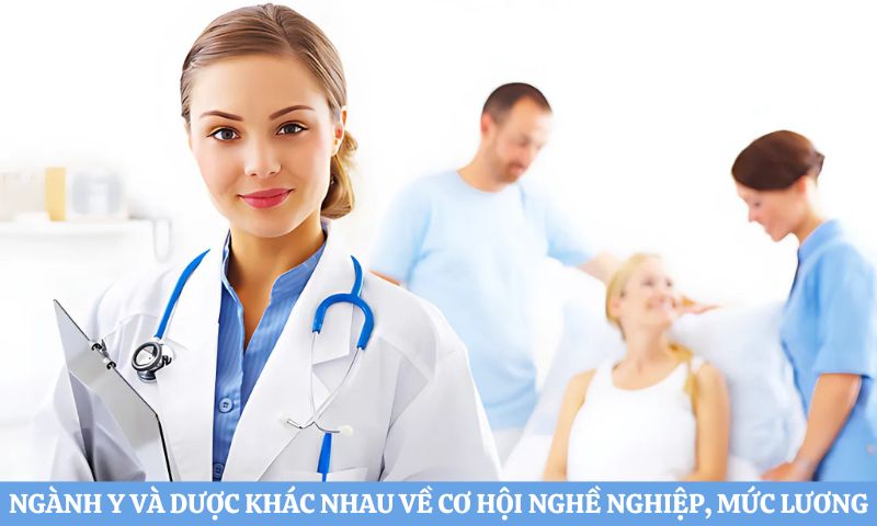 Sự khác nhau giữa ngành y và dược về Cơ hội nghề nghiệp