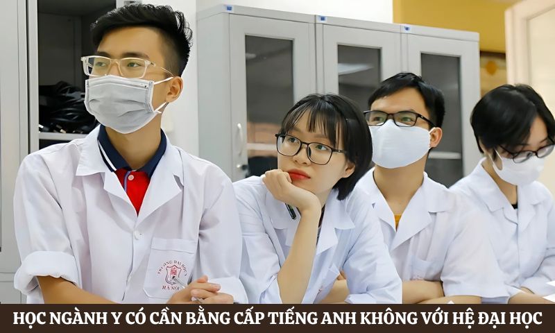 Học ngành y có cần bằng cấp tiếng Anh không với hệ đại học