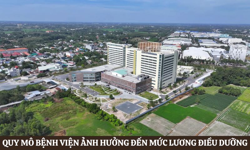 Quy mô bệnh viện ảnh hưởng đến Mức lương điều dưỡng tại bệnh viện tư